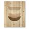 Designart - Abstract Sun Moon Geometric Print III - Modern Print on Natural Pine Wood